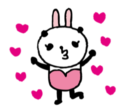 Every day of a panda- bunny2 - sticker #5915940