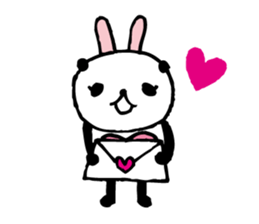 Every day of a panda- bunny2 - sticker #5915942