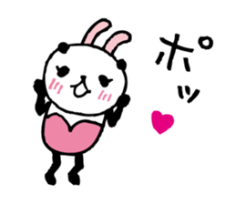 Every day of a panda- bunny2 - sticker #5915943