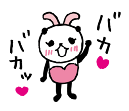 Every day of a panda- bunny2 - sticker #5915950