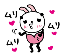 Every day of a panda- bunny2 - sticker #5915953