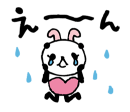 Every day of a panda- bunny2 - sticker #5915958