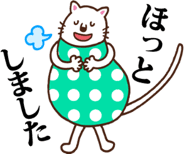 Polka-dotted madam sticker #5915975