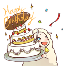 days sheep sticker #5916054