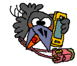 Cloud Crows 3rd / While phone sticker #5916480