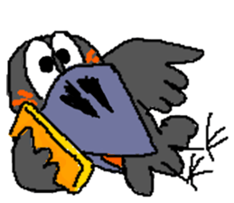 Cloud Crows 3rd / While phone sticker #5916482