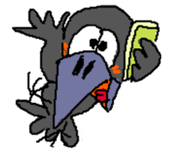 Cloud Crows 3rd / While phone sticker #5916483