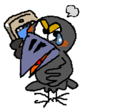 Cloud Crows 3rd / While phone sticker #5916486