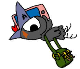 Cloud Crows 3rd / While phone sticker #5916495