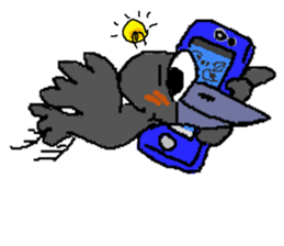 Cloud Crows 3rd / While phone sticker #5916497