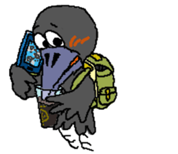 Cloud Crows 3rd / While phone sticker #5916508