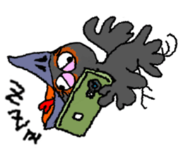 Cloud Crows 3rd / While phone sticker #5916514