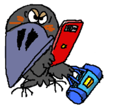 Cloud Crows 3rd / While phone sticker #5916515