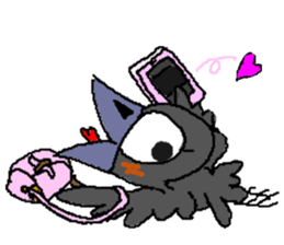 Cloud Crows 3rd / While phone sticker #5916517