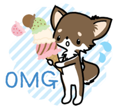 Kawaii Chihuahua 4 (English) sticker #5916570