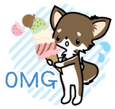 Kawaii Chihuahua 4 (English) sticker #5916570