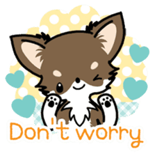 Kawaii Chihuahua 4 (English) sticker #5916571