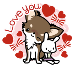 Kawaii Chihuahua 4 (English) sticker #5916574