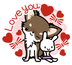 Kawaii Chihuahua 4 (English) sticker #5916574