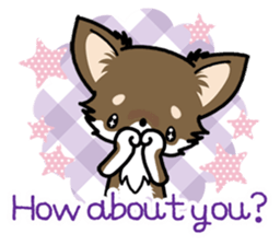 Kawaii Chihuahua 4 (English) sticker #5916577