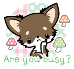 Kawaii Chihuahua 4 (English) sticker #5916584