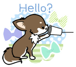 Kawaii Chihuahua 4 (English) sticker #5916586