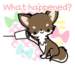 Kawaii Chihuahua 4 (English) sticker #5916587