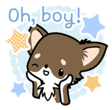 Kawaii Chihuahua 4 (English) sticker #5916589