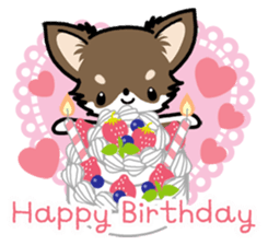 Kawaii Chihuahua 4 (English) sticker #5916596