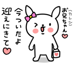 Younger, she, rabbit sticker #5916817