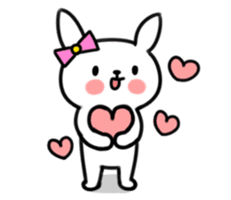 Younger, she, rabbit sticker #5916835