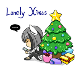 Leopard-Meow holiday sticker #5916840