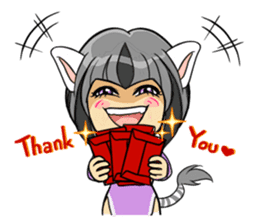 Leopard-Meow holiday sticker #5916849