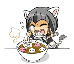 Leopard-Meow holiday sticker #5916851