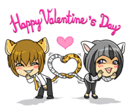 Leopard-Meow holiday sticker #5916852