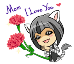 Leopard-Meow holiday sticker #5916857