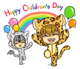 Leopard-Meow holiday sticker #5916858