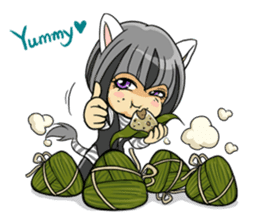 Leopard-Meow holiday sticker #5916860