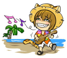 Leopard-Meow holiday sticker #5916864