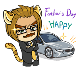 Leopard-Meow holiday sticker #5916868