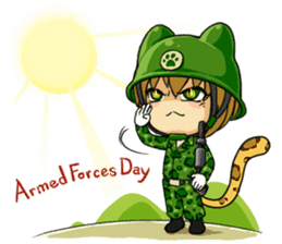 Leopard-Meow holiday sticker #5916872