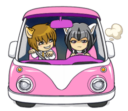 Leopard-Meow holiday sticker #5916875