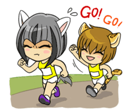 Leopard-Meow holiday sticker #5916877