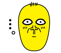 Yellow beans father sticker #5917068