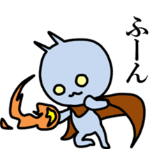 Japanese dark hero syndrome cat 2nd sticker #5917223