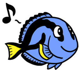 Creatures of the coral reef sticker #5917282