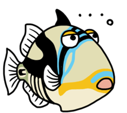 Creatures of the coral reef sticker #5917316