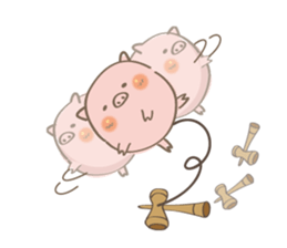 Cup and Ball ~butatama2~ sticker #5917329