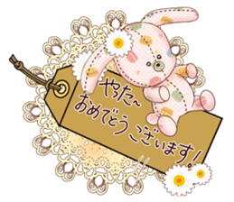 message tag and stuffed toys sticker #5917527