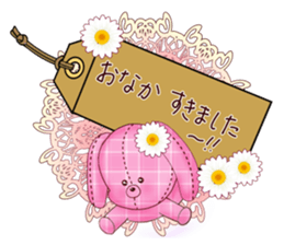 message tag and stuffed toys sticker #5917540